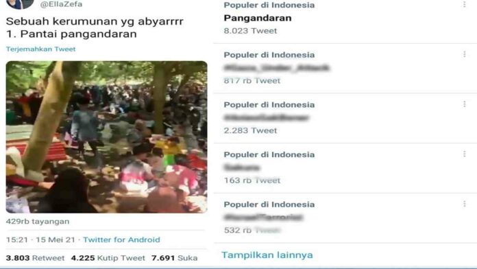 Pangandaran Trending Topic