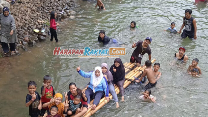 Pemuda di Tasikmalaya Sulap Sungai Jadi Tempat Wisata Air