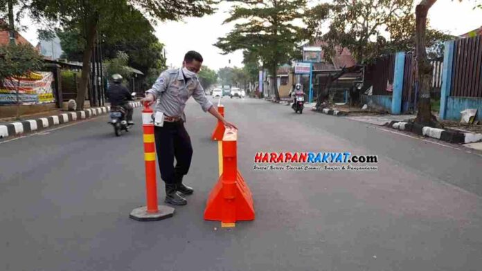 Perbaikan Jembatan Baru Kota Banjar, Dishub Pasang Rambu-rambu