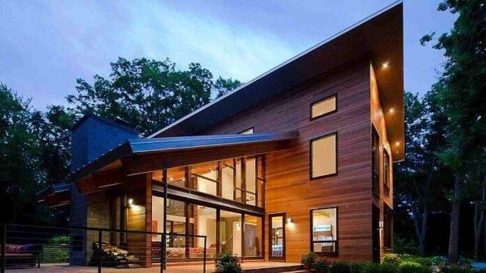 Rumah Kayu Minimalis 2 Lantai Desain Unik dan Unggul