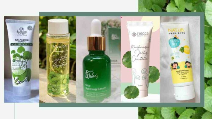 Skincare dengan centella asiatica