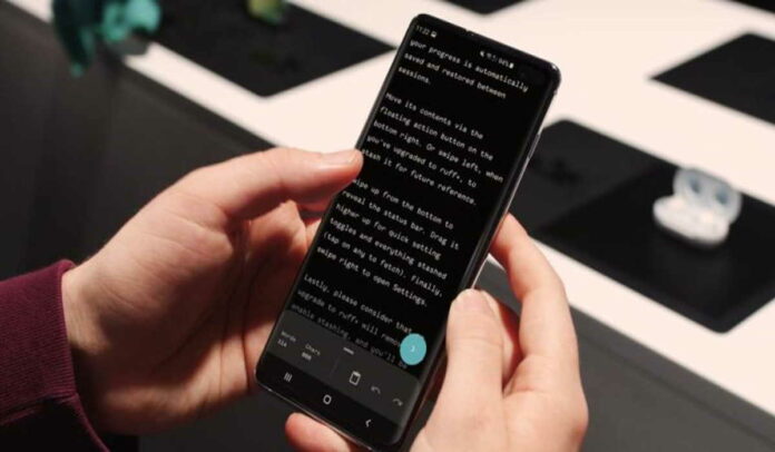 Teknologi Aplikasi Menulis, Terdapat Di Android
