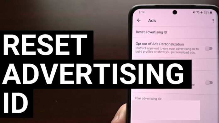 Reset Advertising ID di Android
