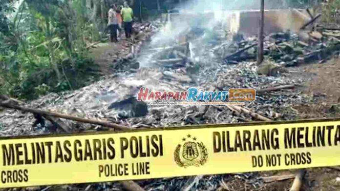 Anak di Tasikmalaya Tega Bakar Rumah Orang Tuanya