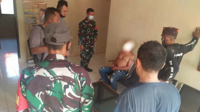 Pemuda Mabuk Ancam Tentara
