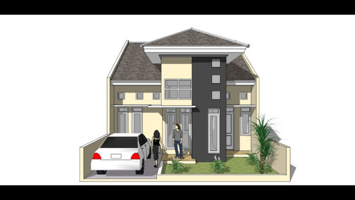 Fasad Rumah Type 36, Sederhana Namun Tampak Menawan