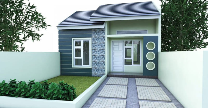 Fasad Rumah Type 36, Sederhana Namun Tampak Menawan - Hunian Tipe 36 dengan Carport