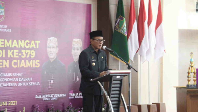 Hari Jadi Ciamis ke 379, Bupati Fokus Bangkitkan Perekonomian