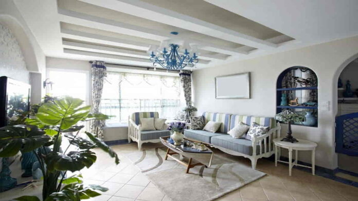 Interior Rumah Mediterania