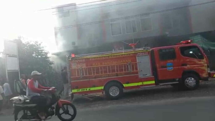 Kantor Dinas PU Kabupaten Pangandaran Terbakar