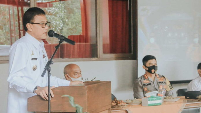 Pemkab Ciamis Gelar Sosialisasi Pencegahan Covid-19 di Daerah Perbatasan