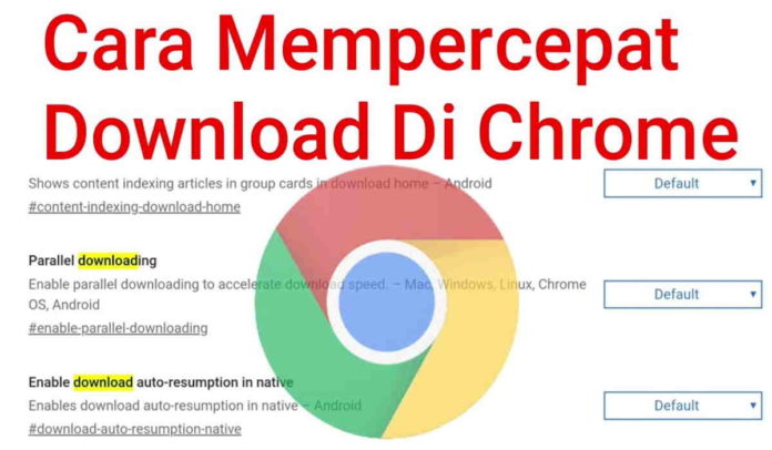 Cara Mempercepat Download di Chrome