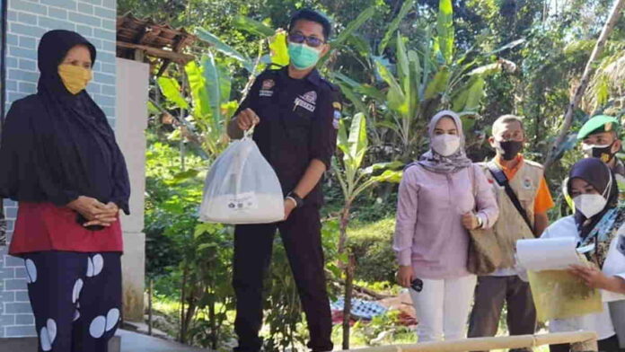 BPBD Pangandaran Cairkan Bantuan Pengganti Mamin Pasien Isoman