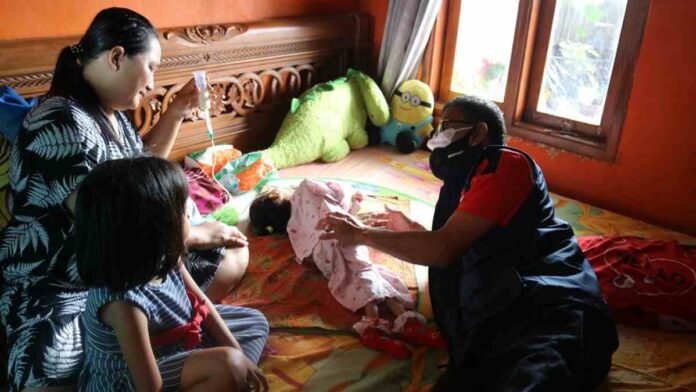 Anak Penderita lumpuh otak