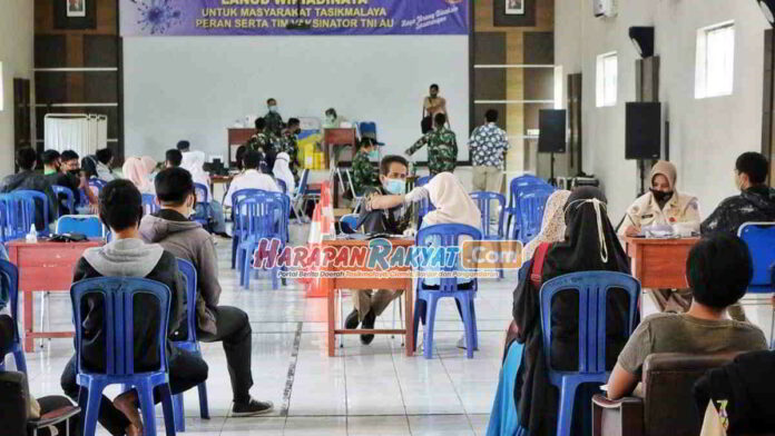 Capaian Vaksinasi di Lanud Wiriadinata Tasikmalaya Lebihi Target