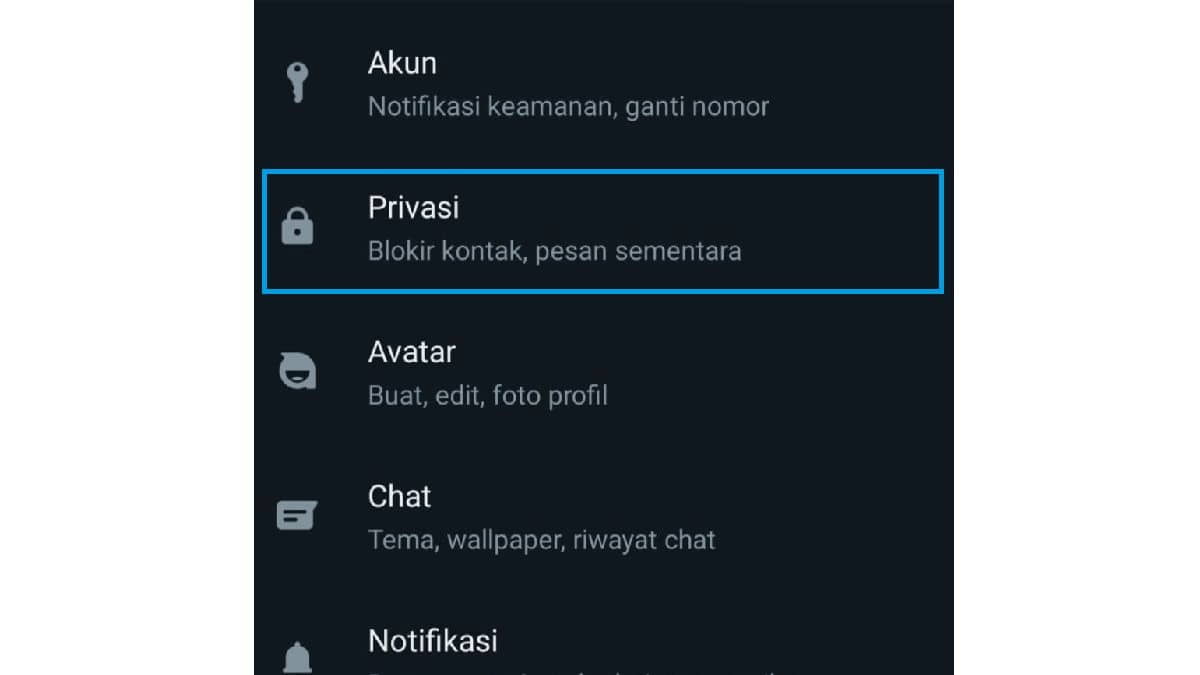 Cara Menghilangkan Bio WhatsApp