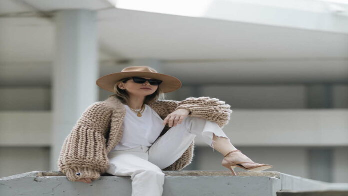 Cardigan Lengan Balon