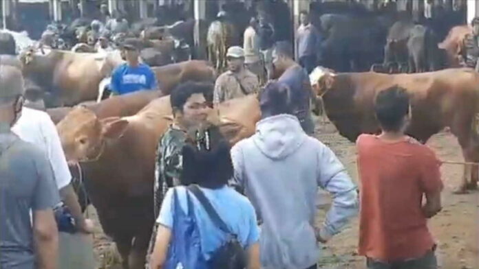 Jika Abai Prokes, Wabup Akan Tutup Pasar Hewan Kamulyan Tasikmalaya