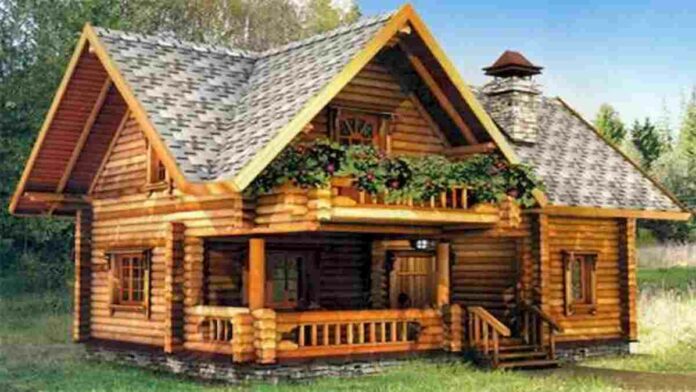 Rumah Kayu 3 Kamar Tidur Dengan Kesan Antik Dan Tradisional