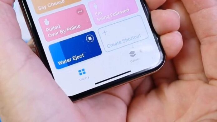 Water Ejection Siri Shortcut iPhone untuk Mengeluarkan Air