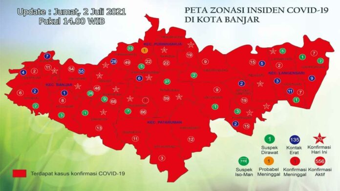 Kota Banjar Zona Merah