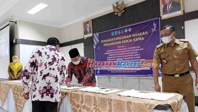 6 Daerah di Priatim Tandatangani Kesepakatan Tes SKD CPNS di Ciamis