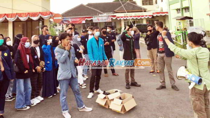 Demo Aliansi BEM Tamparan Keras Bagi Dinsos Kota Tasikmalaya