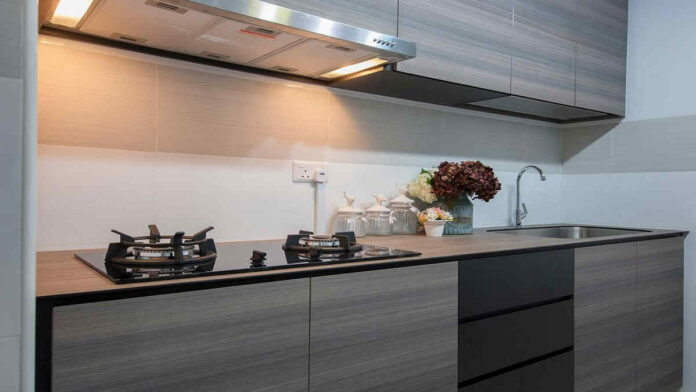 Desain Dapur Kompor Tanam