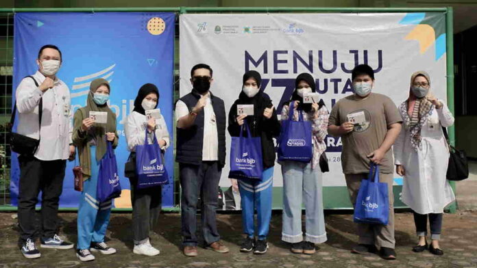 Dukung Gebyar Vaksinasi, Bank BJB Ciamis Siap Hadir Bantu Masyarakat