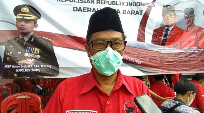 Ratusan Warga Ikuti Vaksinasi di Kantor DPC PDI Perjuangan Ciamis