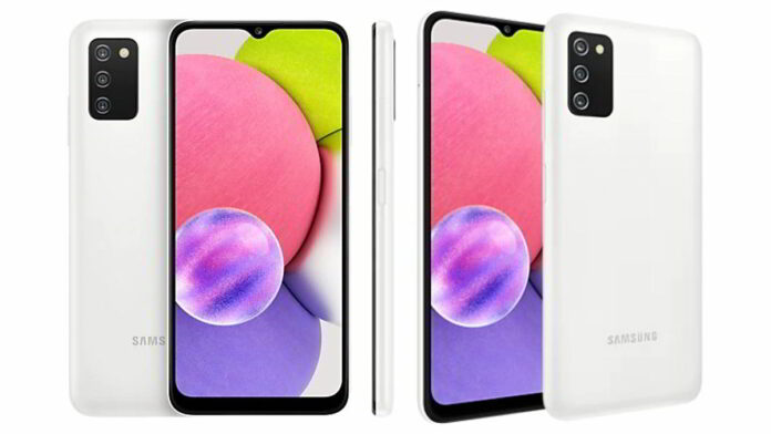 Samsung Galaxy A03s Meluncur