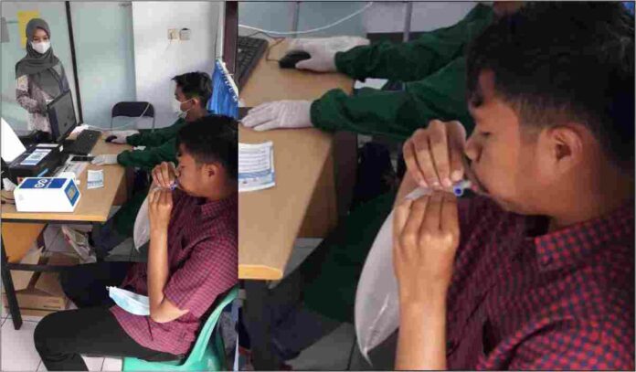 Satgas Covid-19 Unigal Gelar Tes GeNose di Kertasari Ciamis