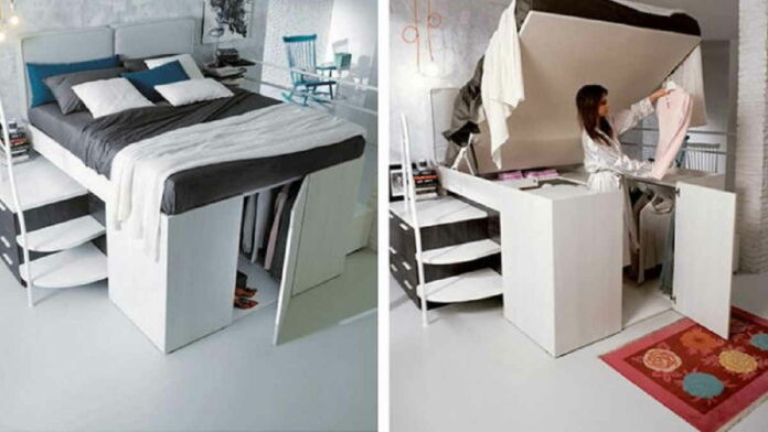 Tempat Tidur Multifungsi Hemat Ruangan untuk Rumah Minimalis