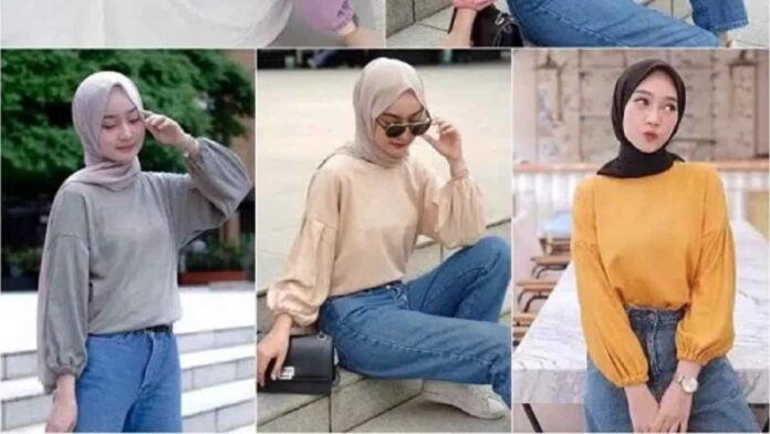 Blouse Lengan Balon, Style Busana Tepat Bagi Wanita Bertubuh Gemuk