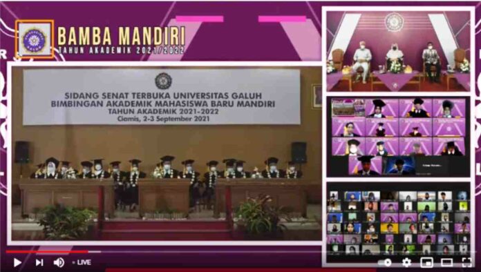BAMBA Mandiri Unigal Ciamis TA 2021-2022 Digelar Secara Virtual