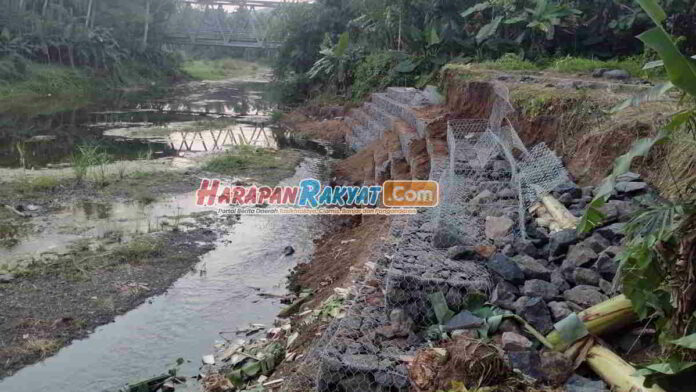 Bronjong Tebing Sungai Akhirnya Dibangun