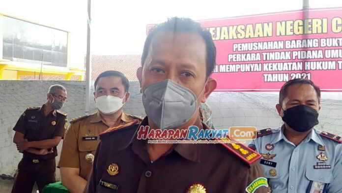 Kejari Ciamis Musnahkan BB 150 Perkara Berkekuatan Hukum Tetap