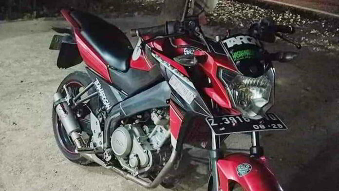 Maling Embat Motor Vixion Milik Warga Kertahayu Ciamis