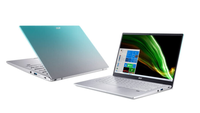 Acer Swift X (SFX14-41G) Membawa Prosesor AMD Ryzen 5000 Series