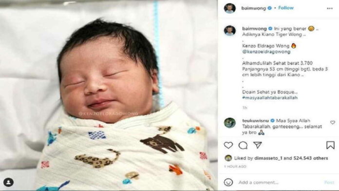 Anak Kedua Baim Wong