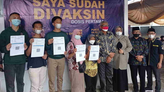 Bantu Pemerintah, DPD AMPI Ciamis Gelar Vaksinasi Covid-19