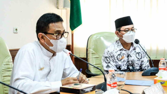 Bertemu Bupati, PGRI Ciamis Izin Gelar Gebyar Vaksinasi