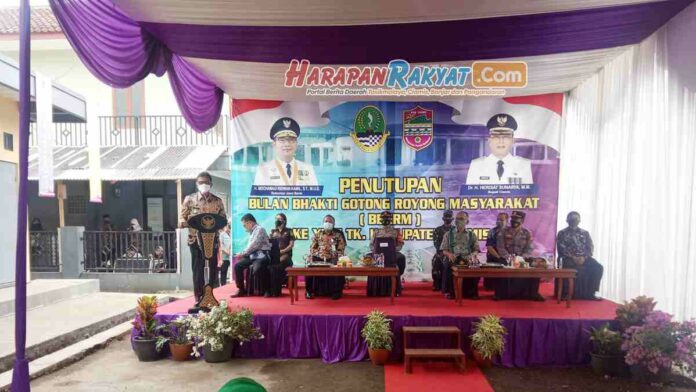 Bupati Ciamis Ajak Masyarakat Cipaku Tetap Lestarikan Gotong Royong