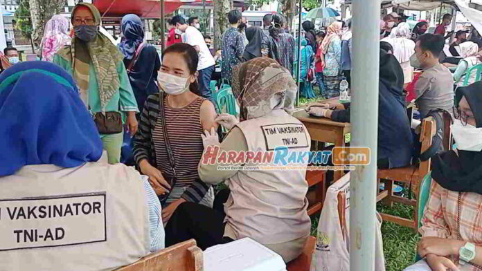 Capaian Vaksinasi Covid-19 Belum 50 persen