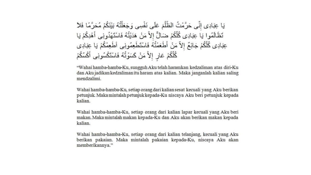 Hadits Tentang Zalim