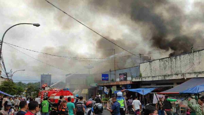 Pertokoan Ciamis Kebakaran, Api Diduga Berasal dari Kompor