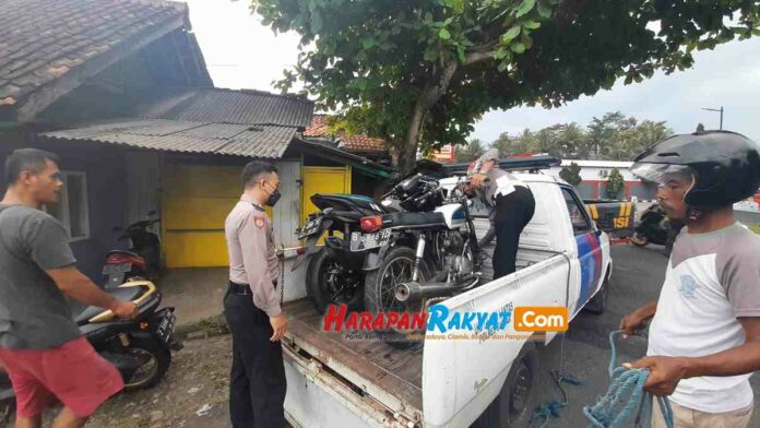 Dua Sepeda Motor Terlibat Kecelakaan Lalu Lintas di Kota Banjar