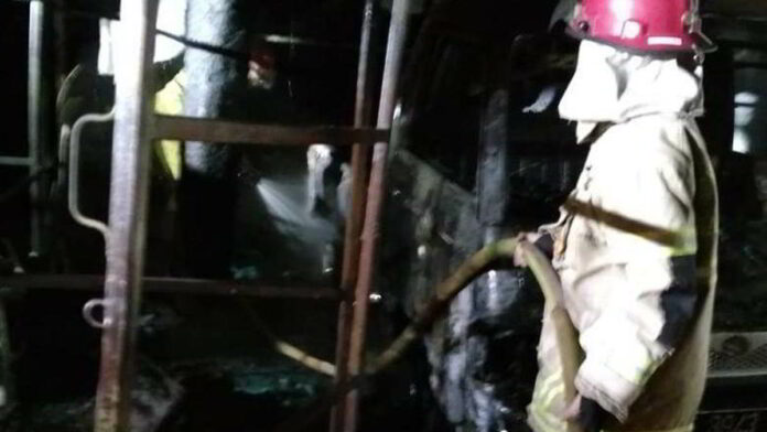 Kios Bensin Eceran di Baregbeg Ciamis Terbakar