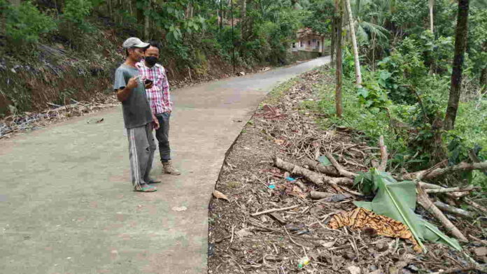 Lokasi Penemuan Mayat Gelap, Warga Pamotan Pangandaran Minta PJU