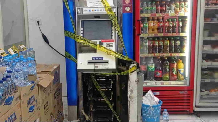 Mesin ATM di Tasikmalaya Dibobol Maling, Uang 136 Juta Raib